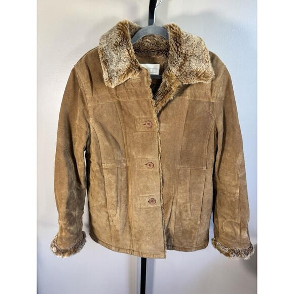 Studio C Jackets & Blazers - Vintage Studio C Leather Jacket Womens Medium Lined Y2K 90s